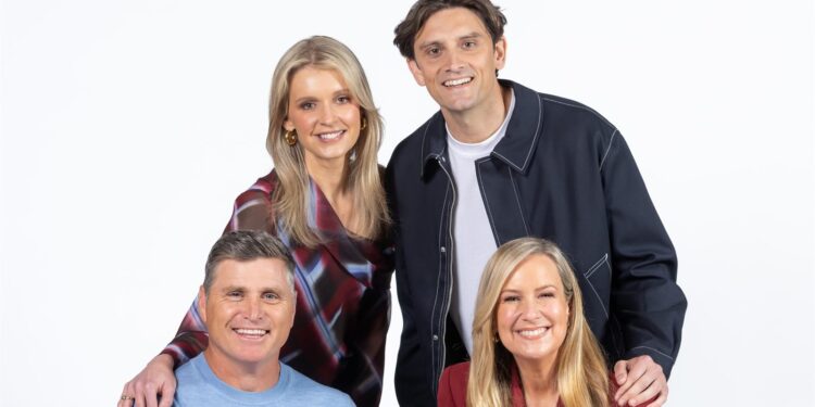 The House of Wellness season 4 cast with Shane Crawford, Dr Michela Sorensen, Sam Taunton and Melissa Doyle