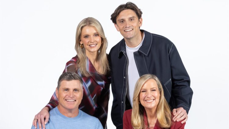 The House of Wellness season 4 cast with Shane Crawford, Dr Michela Sorensen, Sam Taunton and Melissa Doyle