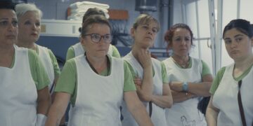 Housekeeping team in the documentary Personale