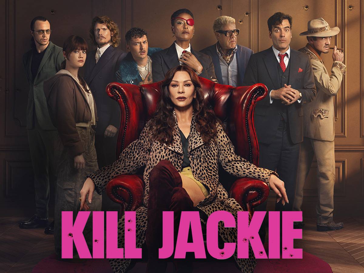 Catherine Zeta-Jones and cast in Kill Jackie
