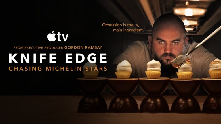 Knife Edge Chasing Michelin Stars season 2 key art for Apple TV