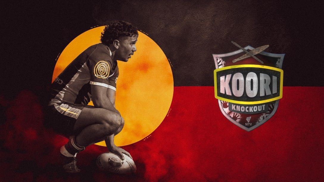 Official artwork for the 2026 Koori Knockout rugby league carnival.