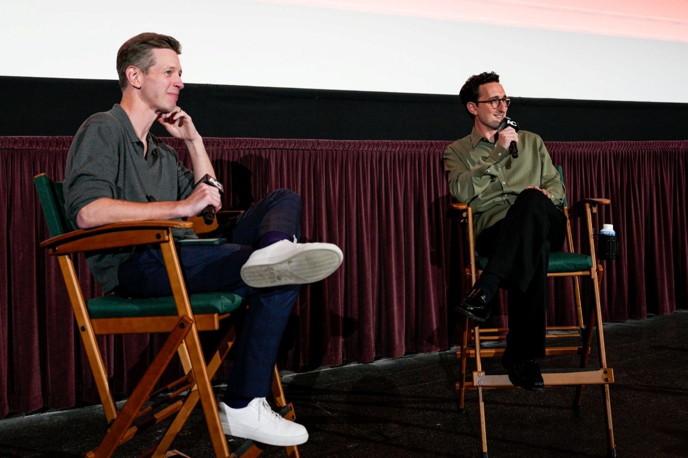 Sean Fennessey and Primetime director Lance Oppenheim in conversation after the screening