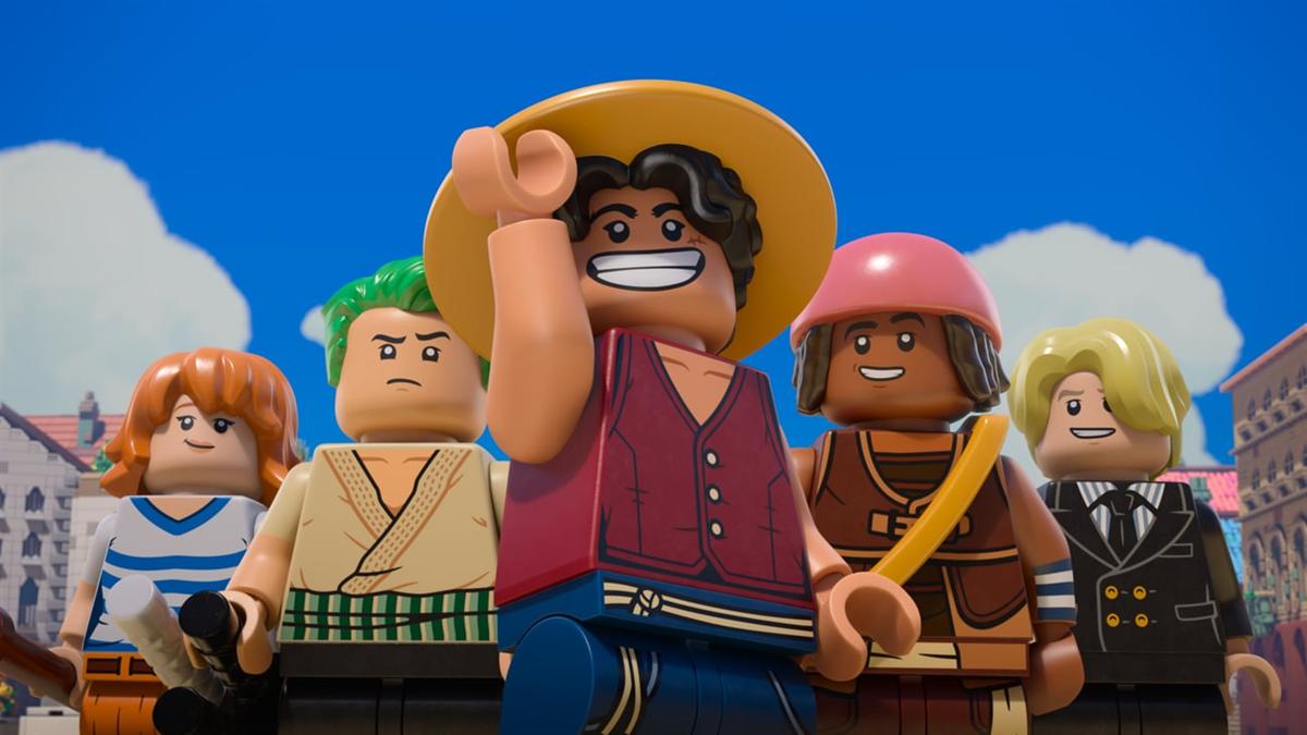 LEGO versions of the Straw Hat crew in LEGO One Piece