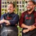 Angus and Simon at their My Kitchen Rules Instant Restaurant