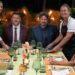 Krysten and Lucy with Manu Feildel and Colin Fassnidge on My Kitchen Rules