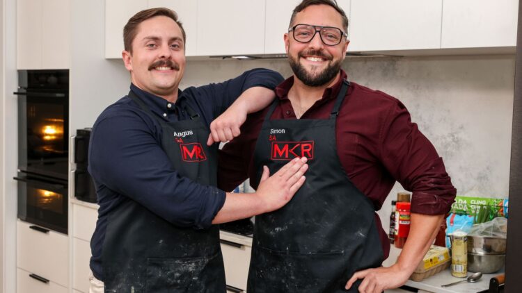 Angus and Simon at their MKR Episode 2 Instant Restaurant