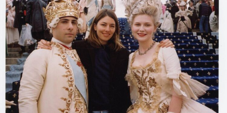 Sofia Coppola on the set of Marie Antoinette in Making Marie Antoinette