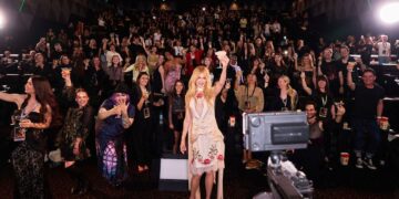 Nicole Kidman surprises fans at a Practical Magic 2 screening in Sydney
