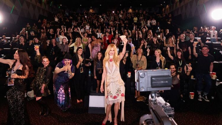 Nicole Kidman surprises fans at a Practical Magic 2 screening in Sydney