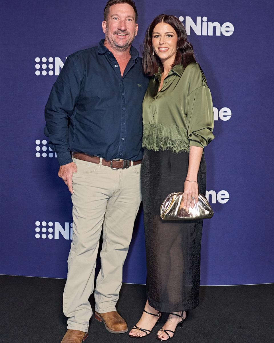 The Block contestants Adam and Jolene at the Barangaroo launch
