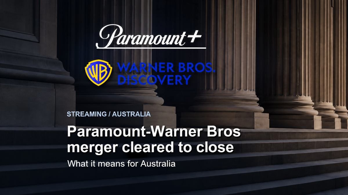 Paramount and Warner Bros. Discovery merger artwork