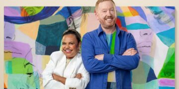 Miranda Tapsell and Luke McGregor host Portrait Artist of the Year on ABC