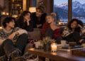 Young adults gathered at an alpine lodge, representing Prime Video's international YA originals slate