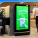 QMS SHOP retail out-of-home screen