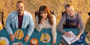 Adam Liaw, Pia Miranda and Country Women's Association representatives in ABC's Recipe of the Year