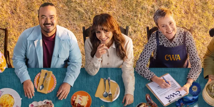 Adam Liaw, Pia Miranda and Country Women's Association representatives in ABC's Recipe of the Year