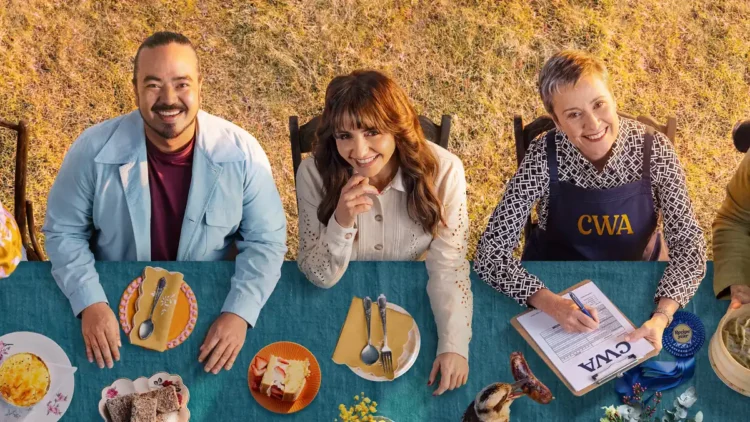 Adam Liaw, Pia Miranda and Country Women's Association representatives in ABC's Recipe of the Year