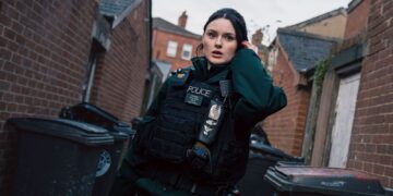 A police officer in Blue Lights season four, one of the SBS On Demand October 2026 highlights.