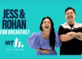 Jess and Rohan from Hit 101.3 Central Coast breakfast