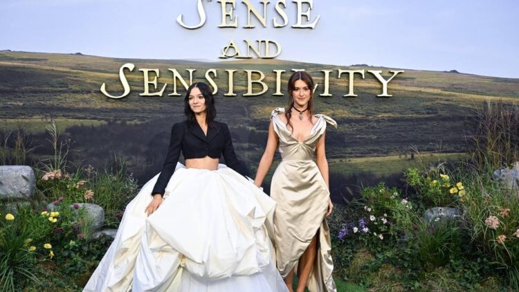 Daisy Edgar-Jones and Esmé Creed-Miles at the Sense and Sensibility London world premiere