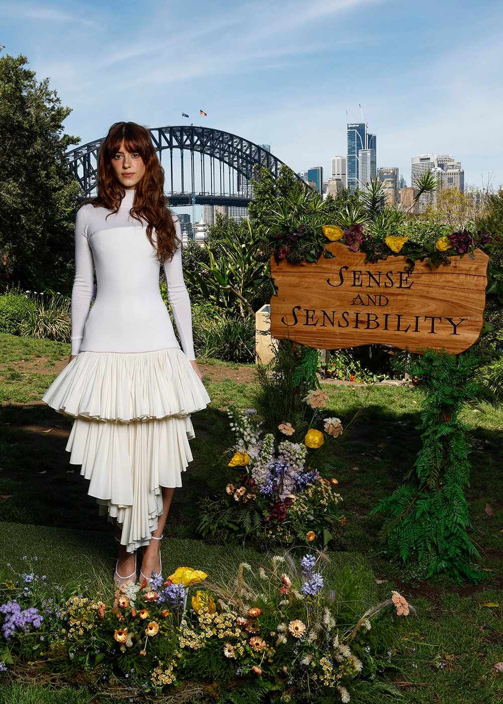 Daisy Edgar-Jones during the Sense and Sensibility Sydney photo call