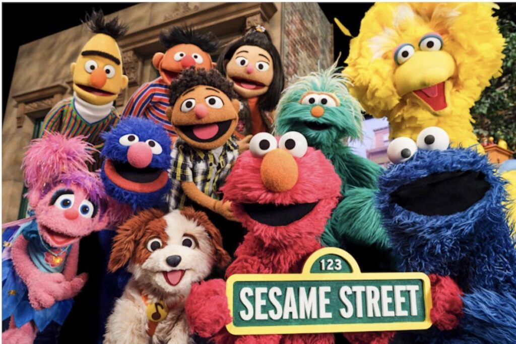 Sesame Street characters appearing on Netflix