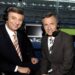 Dennis Cometti and Bruce McAvaney at an AFL commentary desk