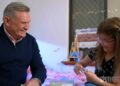 Michael Usher with Tilly Page for 7NEWS Spotlight