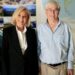 Liz Hayes and Dick Smith together for the 7NEWS Spotlight air safety investigation