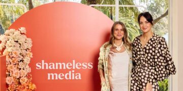 Shameless Media founders Michelle Andrews and Zara McDonald at the 2027 Upfront