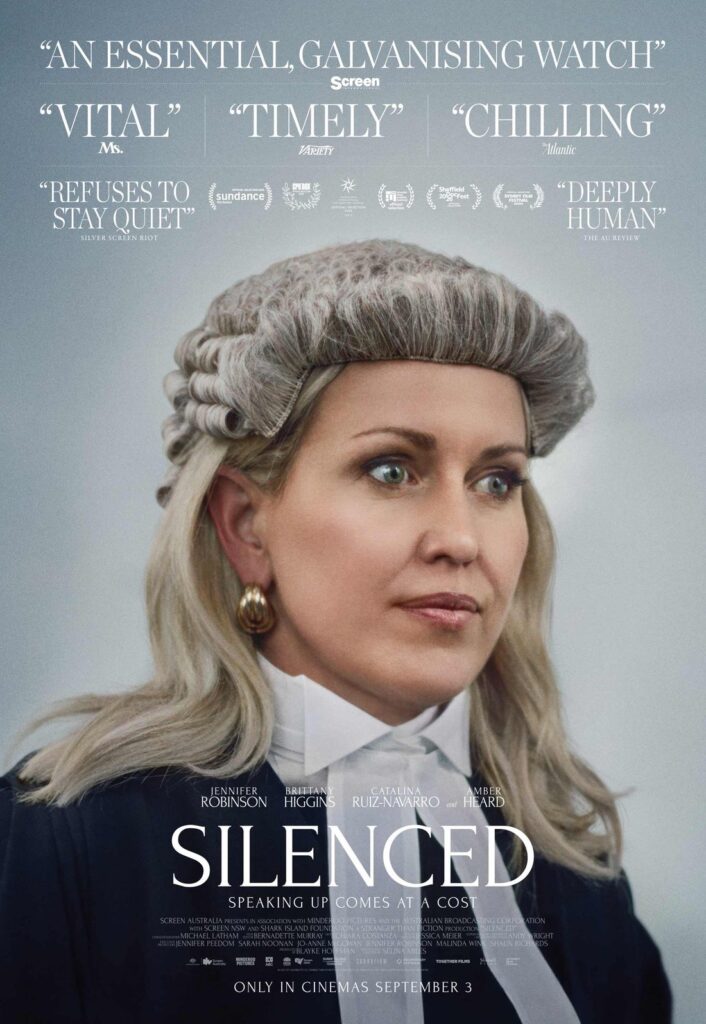 Silenced documentary poster featuring Jennifer Robinson