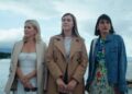 Jennifer Robinson, Brittany Higgins and Catalina Ruiz-Navarro in Silenced documentary