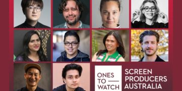 The ten members of the Screen Producers Australia Ones To Watch 2026/27 cohort
