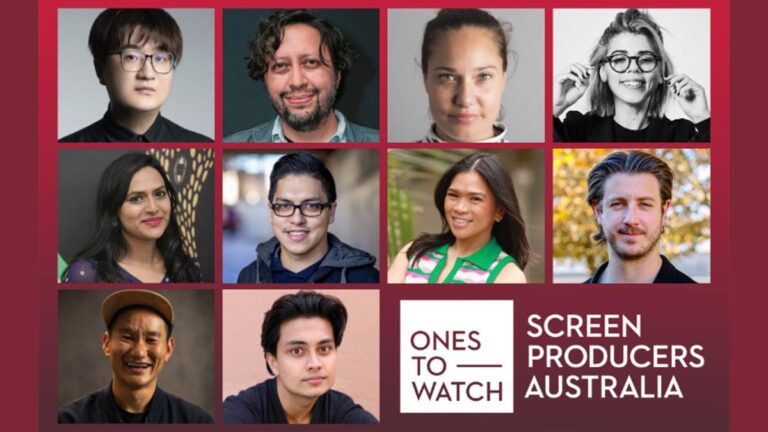 The ten members of the Screen Producers Australia Ones To Watch 2026/27 cohort