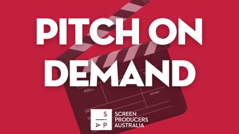 Pitch On Demand artwork from Screen Producers Australia