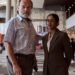 Hugo Weaving and Shabana Azeez in SBS drama The Airport Chaplain