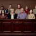 The Jury Skeleton in the Garden jurors in a courtroom on SBS