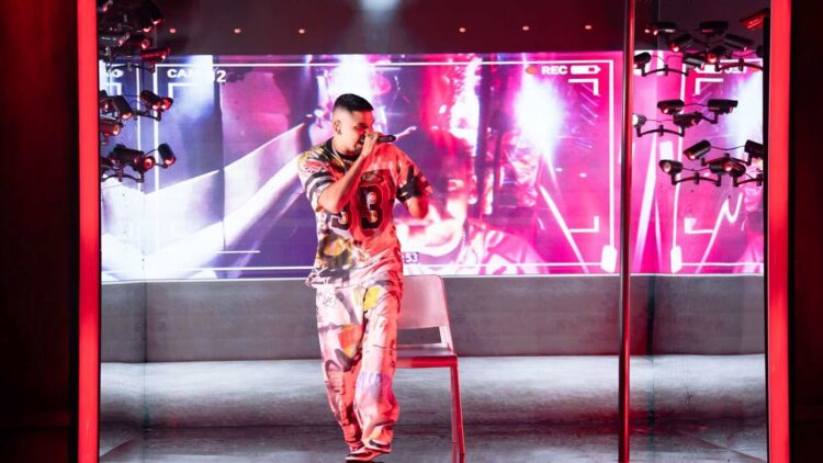 The Voice Australia 2026 winner Yung Milla performing on Channel 7