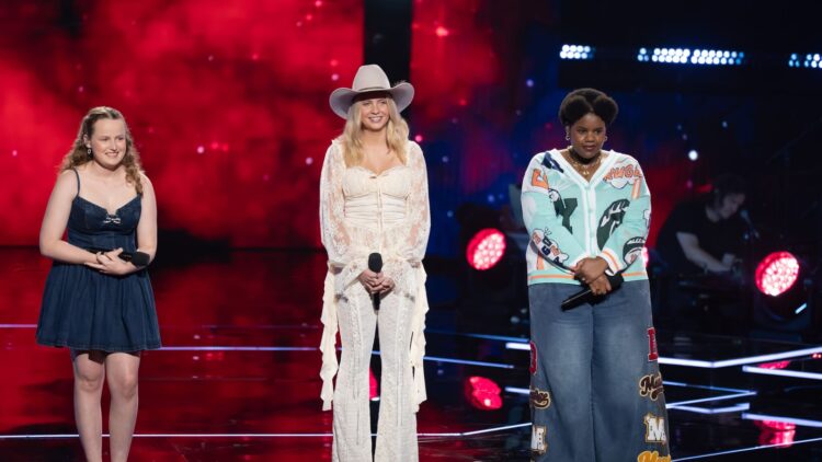 The Voice Season 15 Knockout 2 artists on stage on Channel 7.