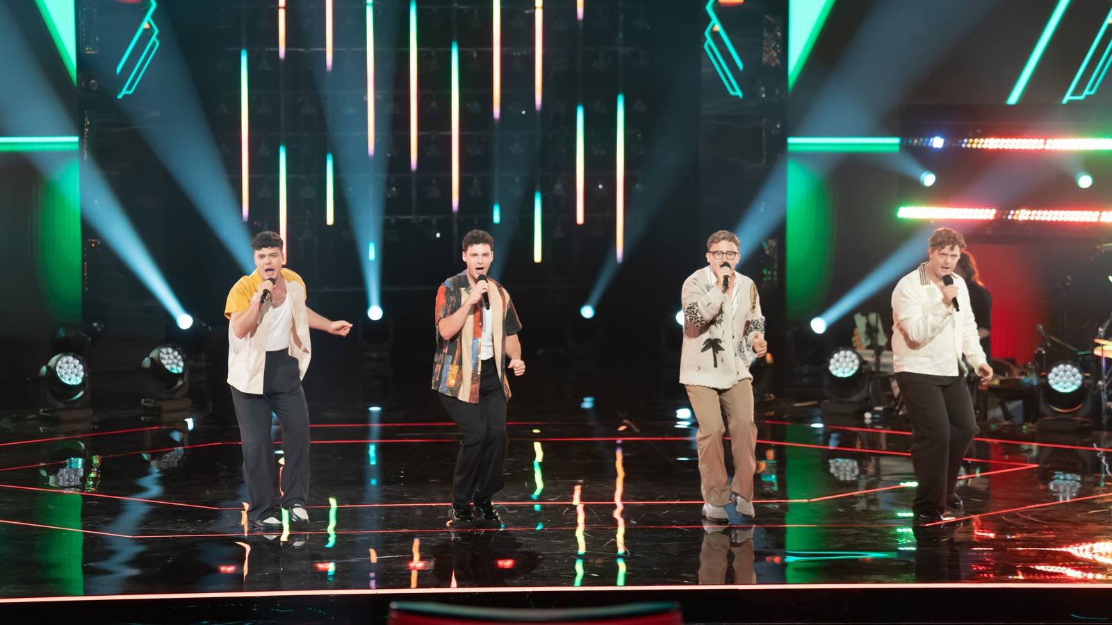 The 60Four perform in The Voice Australia Season 15 Quarter Finals