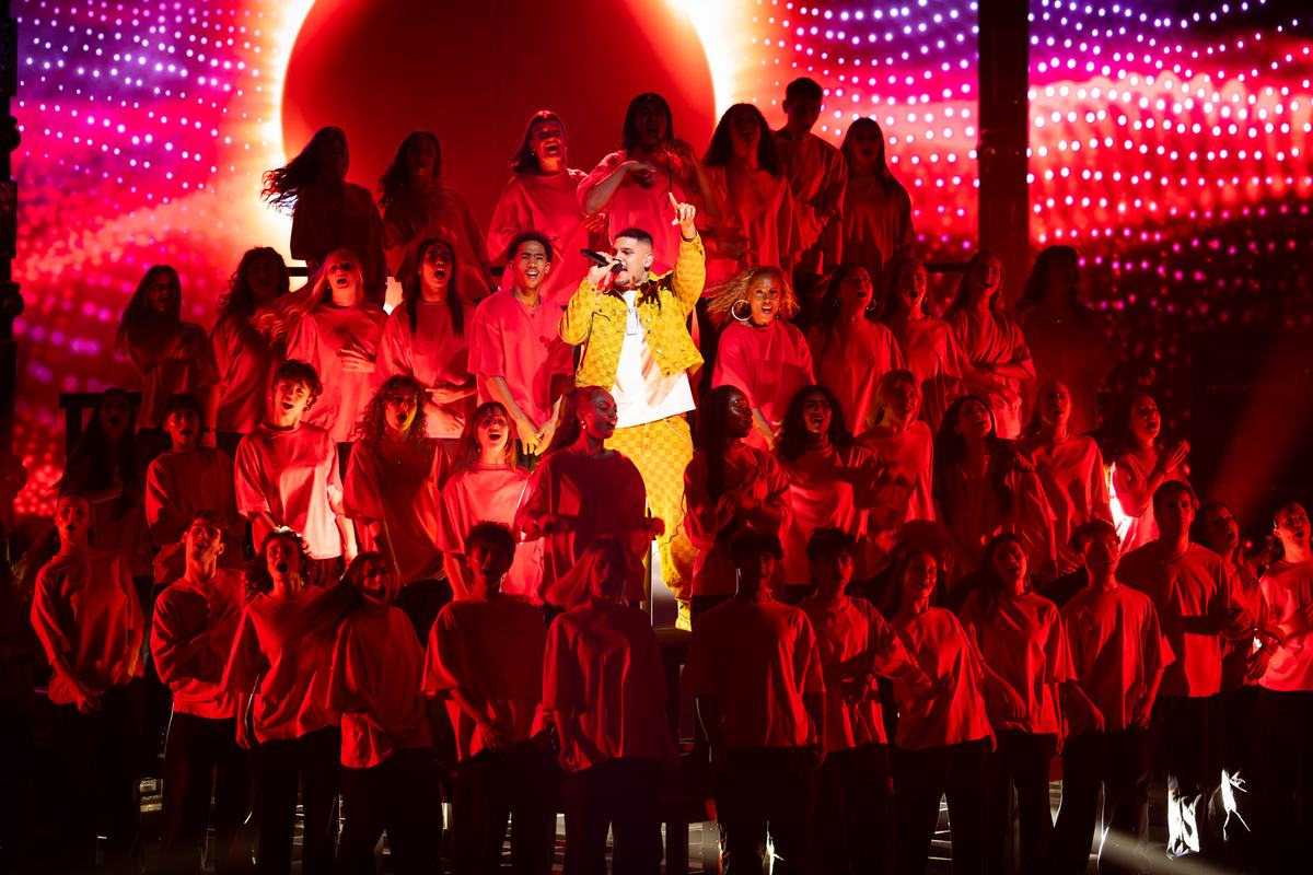 Yung Milla on The Voice semi final stage