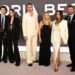 David and Victoria Beckham in Beckham's Billions on SBS2.