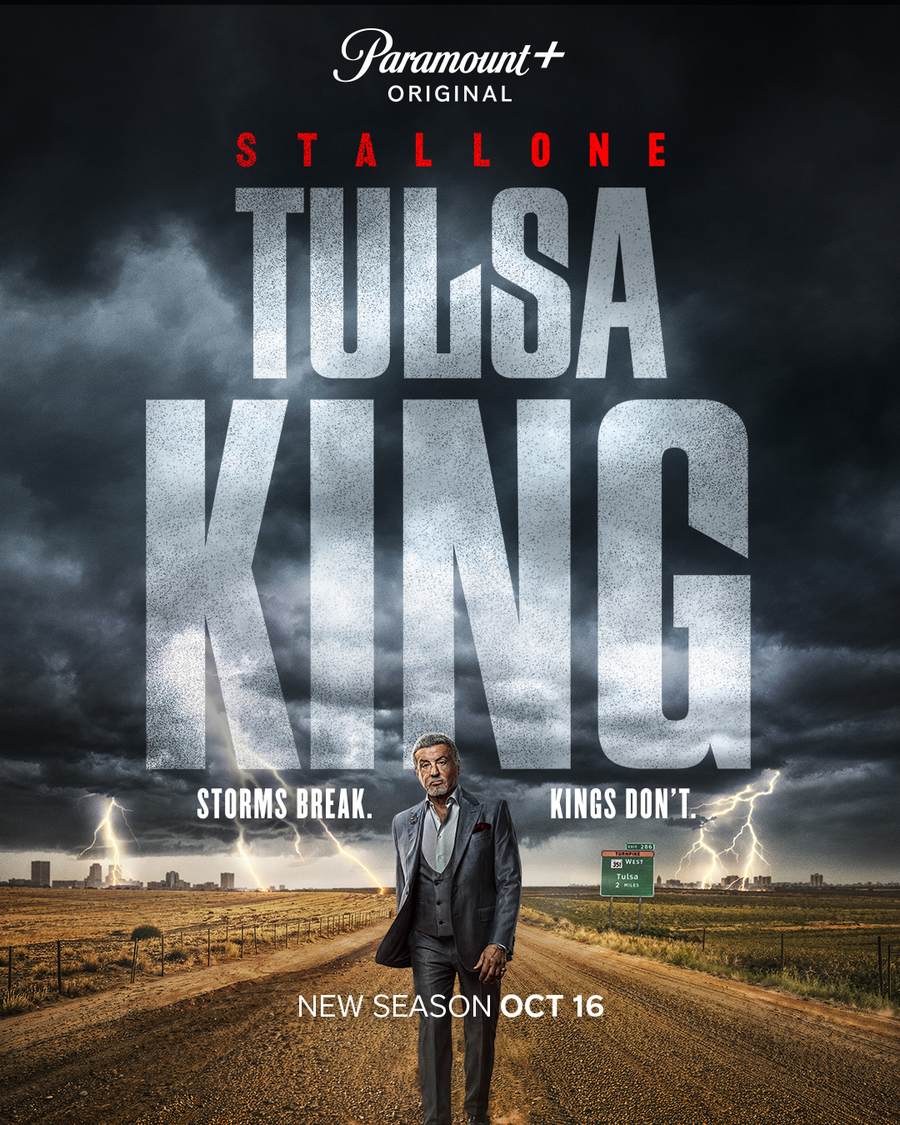 Sylvester Stallone in Tulsa King Season 4 key art