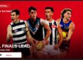 Friday ratings card showing AFL players and the verified AFL Finals lead of 3.73 million reach.