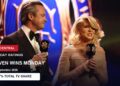 Brownlow Medal hosts on a Monday ratings card showing Channel 7's verified 42.7% prime-time Total TV share.