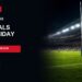 Night rugby league stadium on a Friday ratings card showing the NRL finals leading with 2.42 million reach.