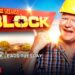 The Block host Scott Cam on a Tuesday ratings card stating The Block leads Tuesday.