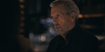 Hugh Laurie as Felix Carmichael in The Wanted Man on Apple TV
