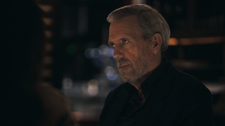 Hugh Laurie as Felix Carmichael in The Wanted Man on Apple TV